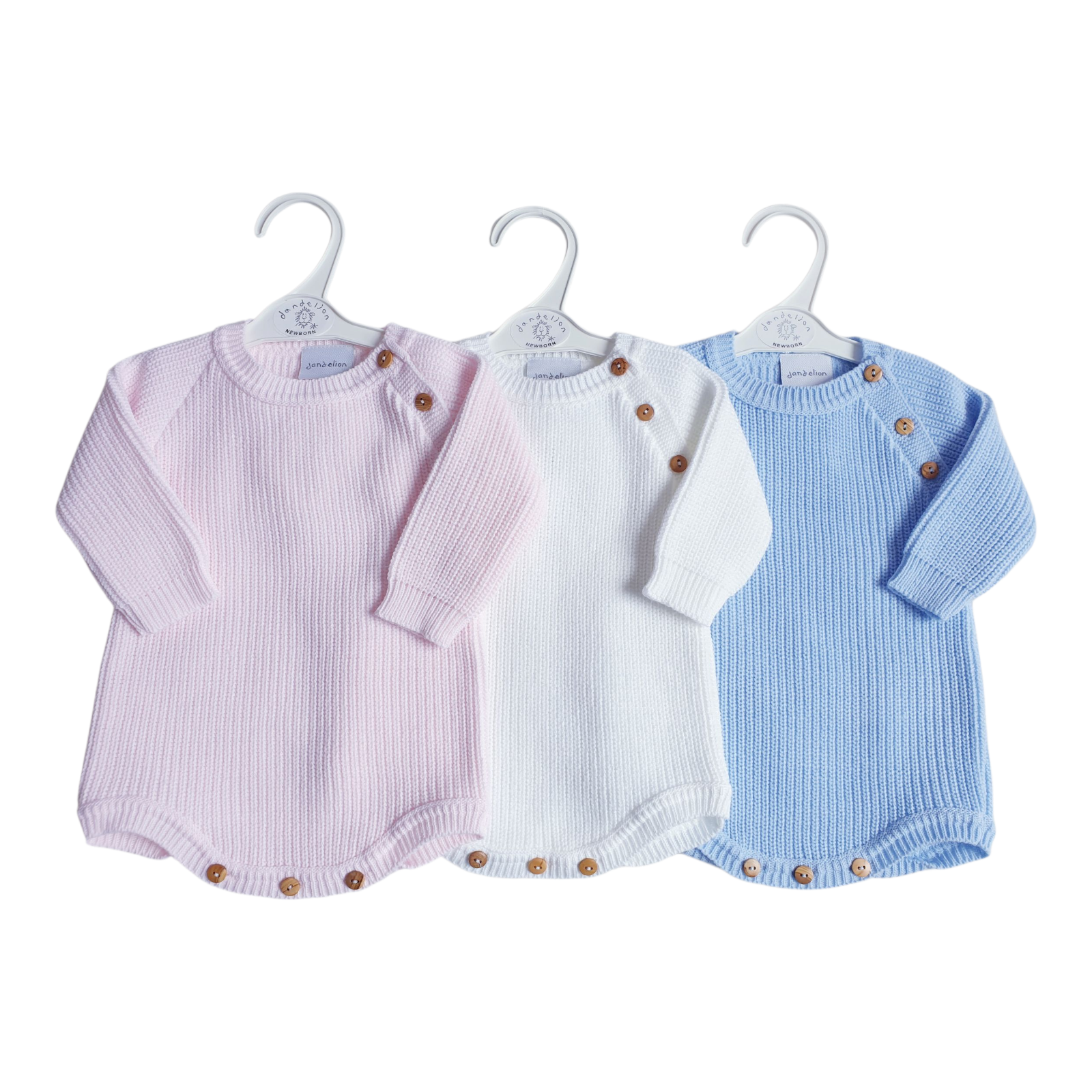 Baby Girls/Boys Knitted Dandelion Romper – Little Bon's Boutique