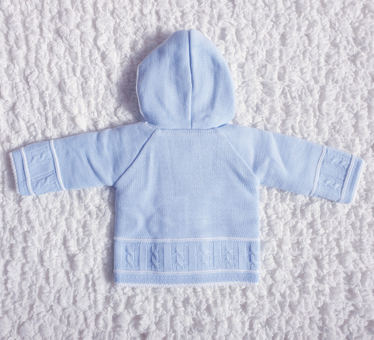 Baby Boys Blue Knitted Jacket