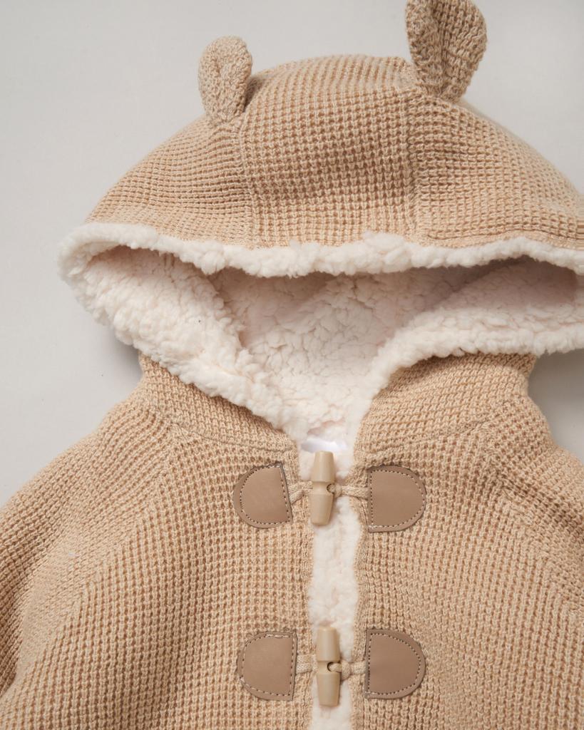 Baby Beige Borg Sherpa All In One