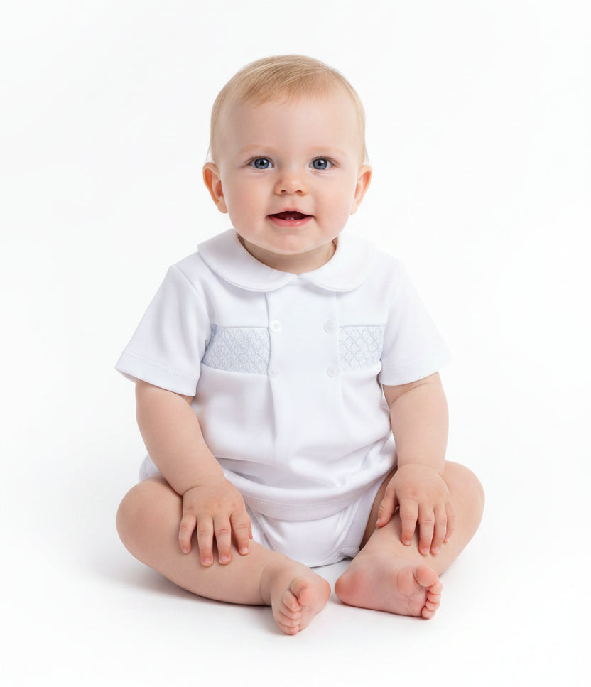 Baby Boys Smocked Jam Pants Set