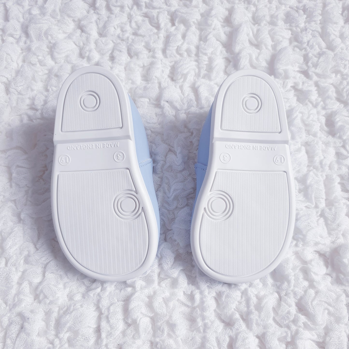 Blue T Bar Shoes Hard Sole