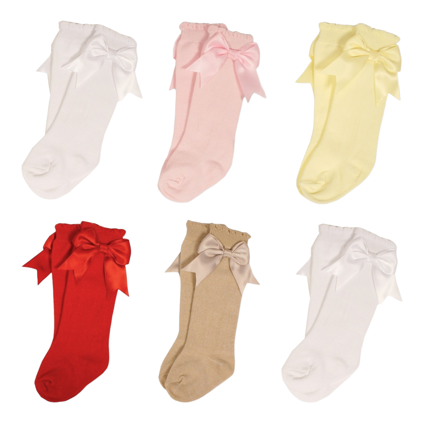 Baby Knee High Bow Socks