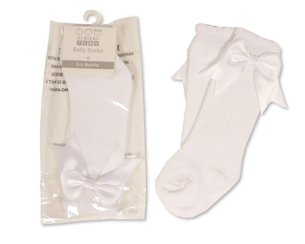 Baby Knee High Bow Socks