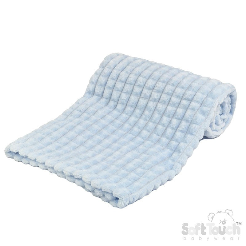 Pink/Blue Soft Baby Waffle Blanket