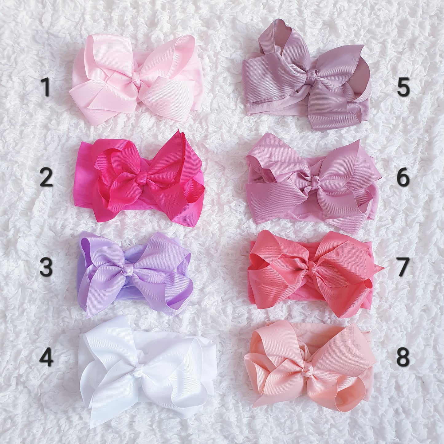 Large Bow Baby Headbands (sold separately)