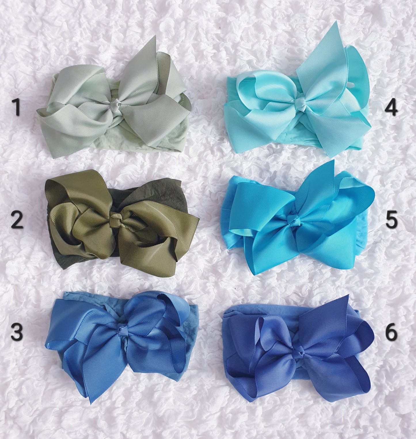 Large Bow Baby Headbands (sold separately)