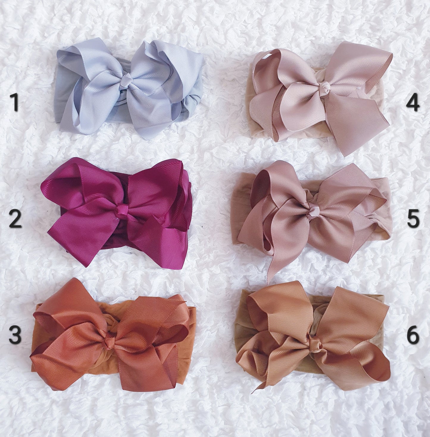 Large Bow Baby Headbands (sold separately)