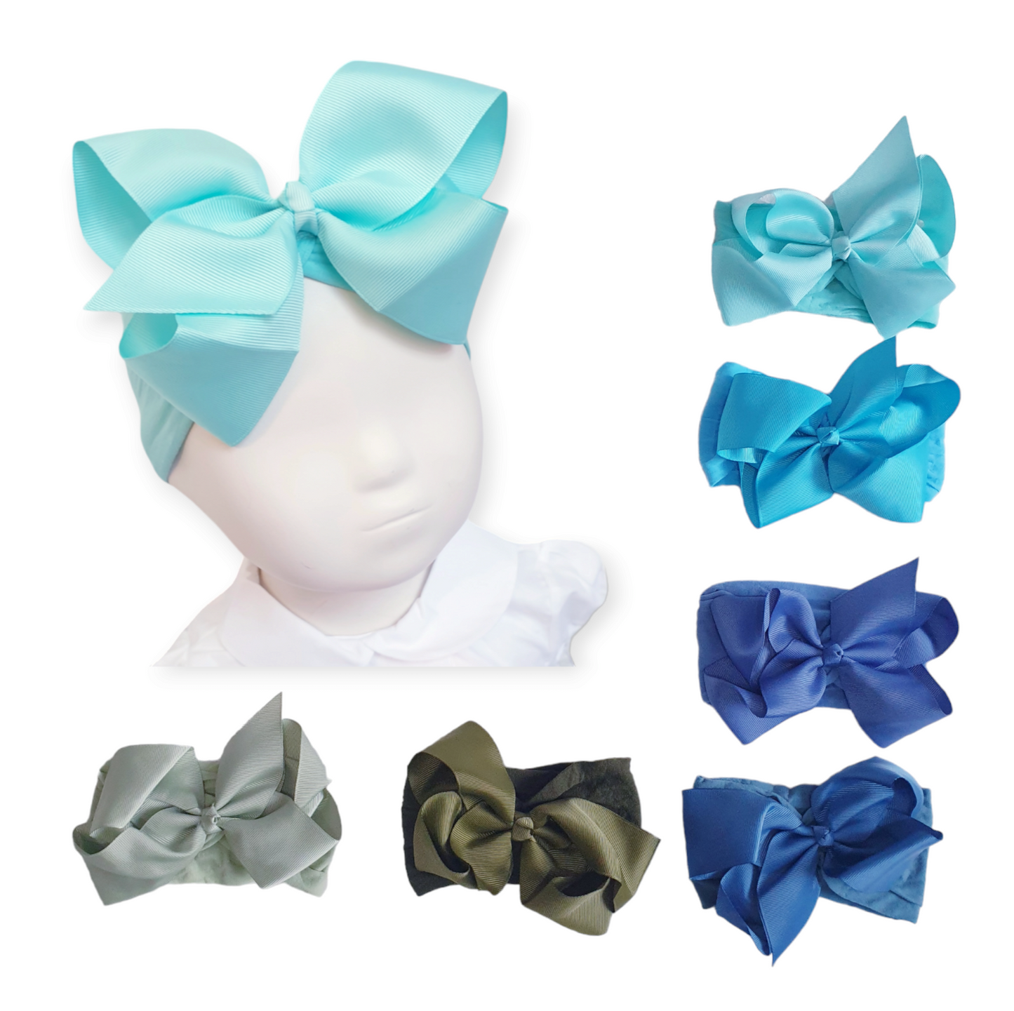 Large Bow Baby Headbands (sold separately)