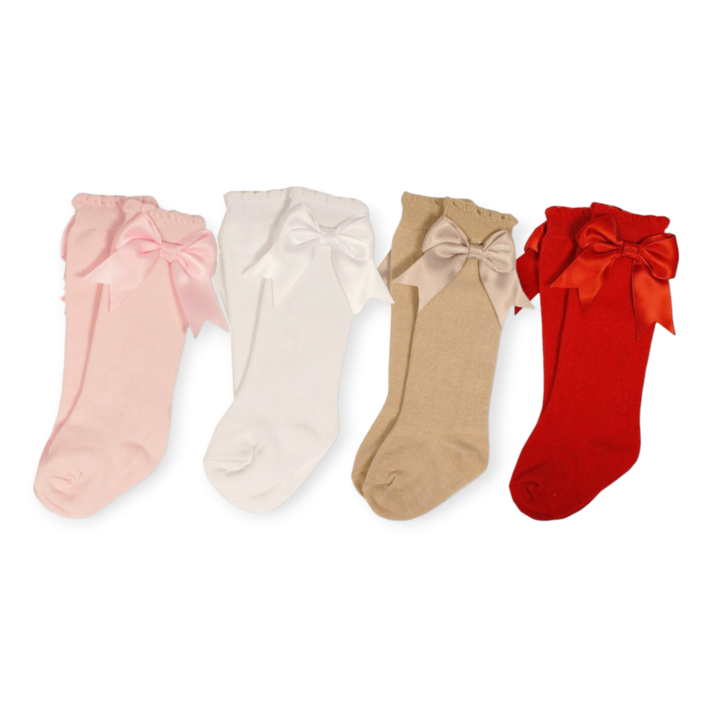 Baby Knee High Bow Socks