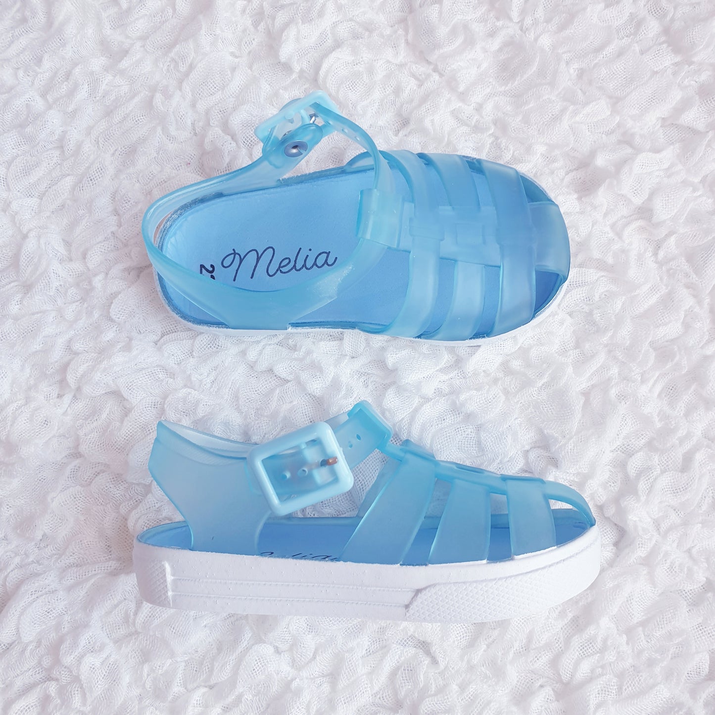 Boys Blue Jelly Sandals