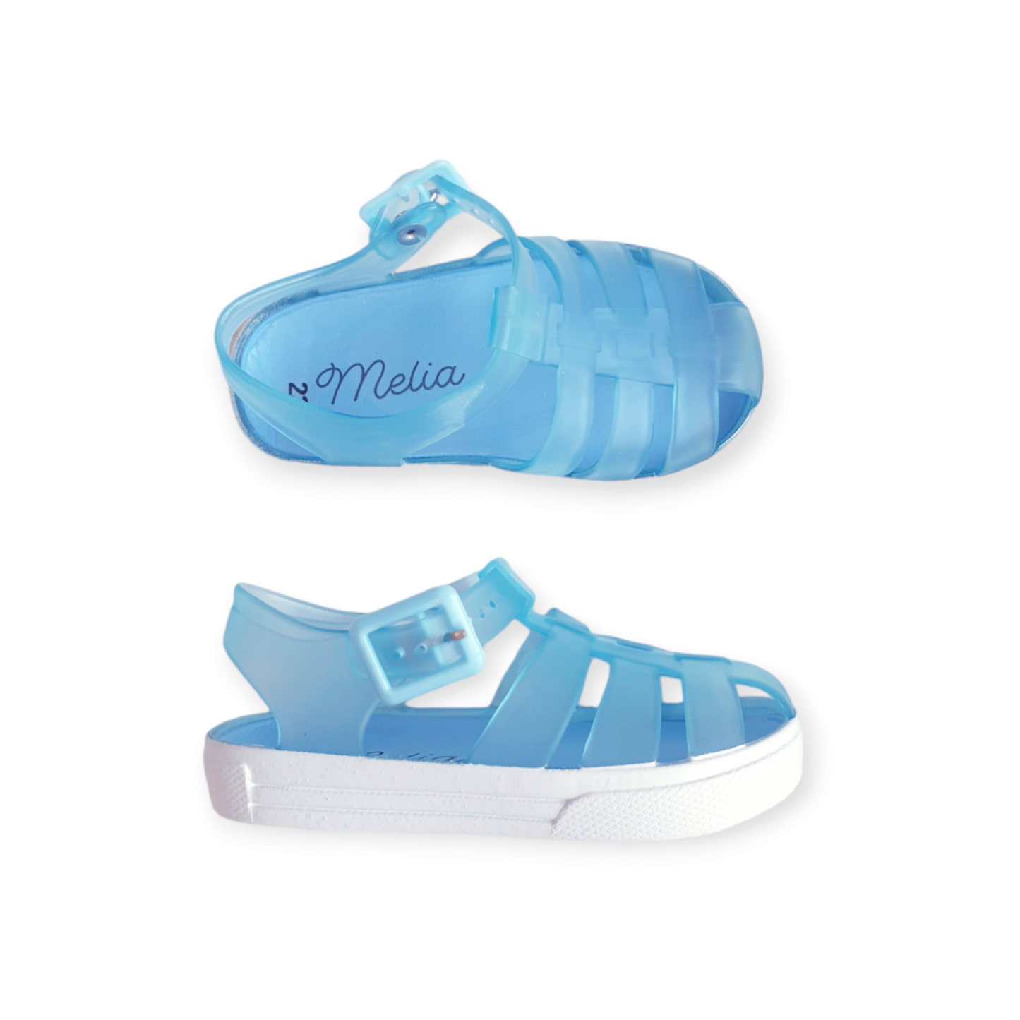 Boys Blue Jelly Sandals – Little Bon's Boutique - Main Image