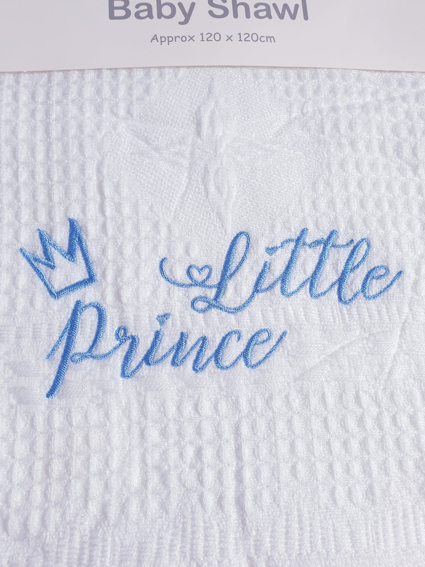 Baby Boys "Little Prince" Shawl