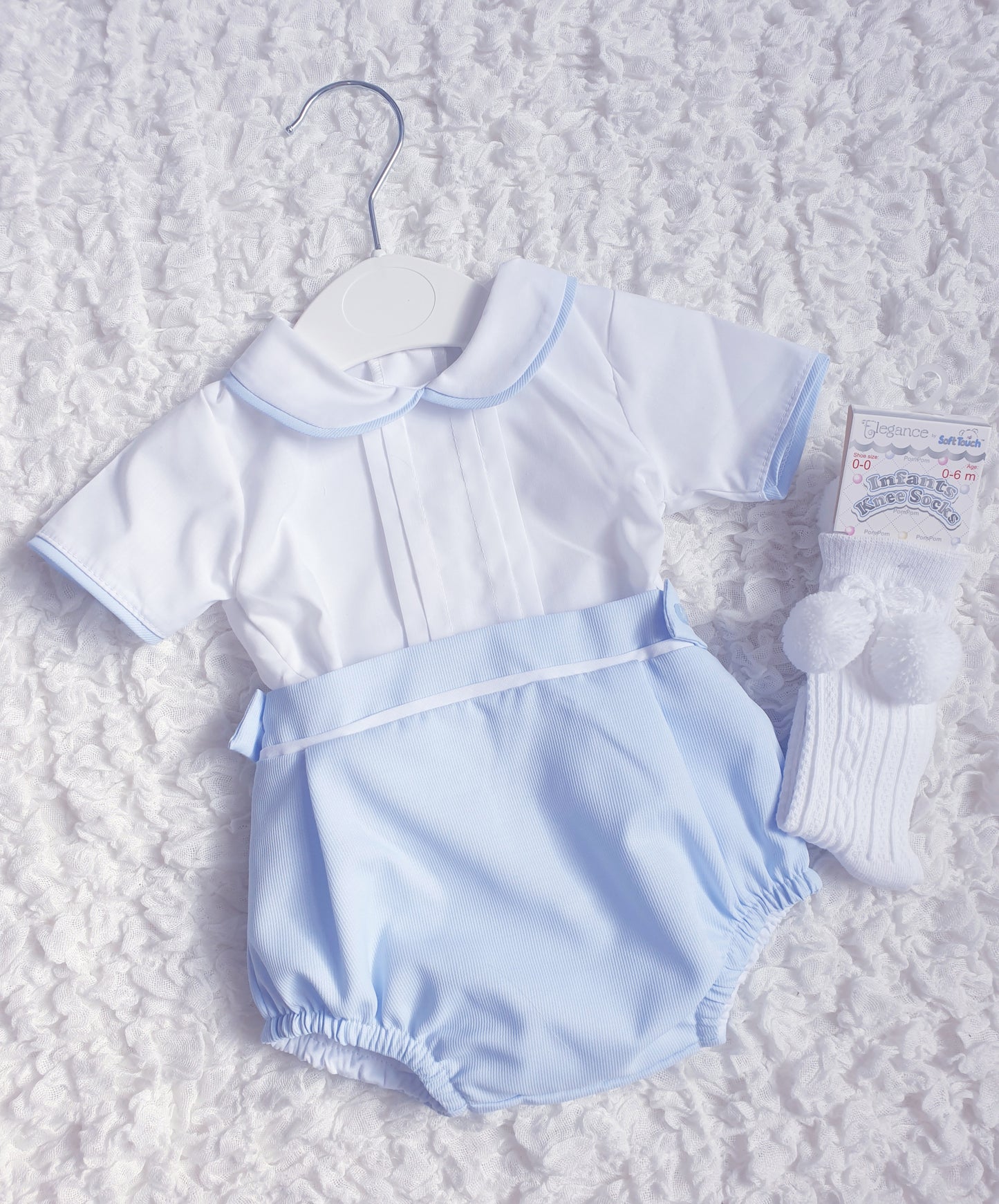 Baby Boys Spanish Baby Blue/Lemon Jam Pants Set