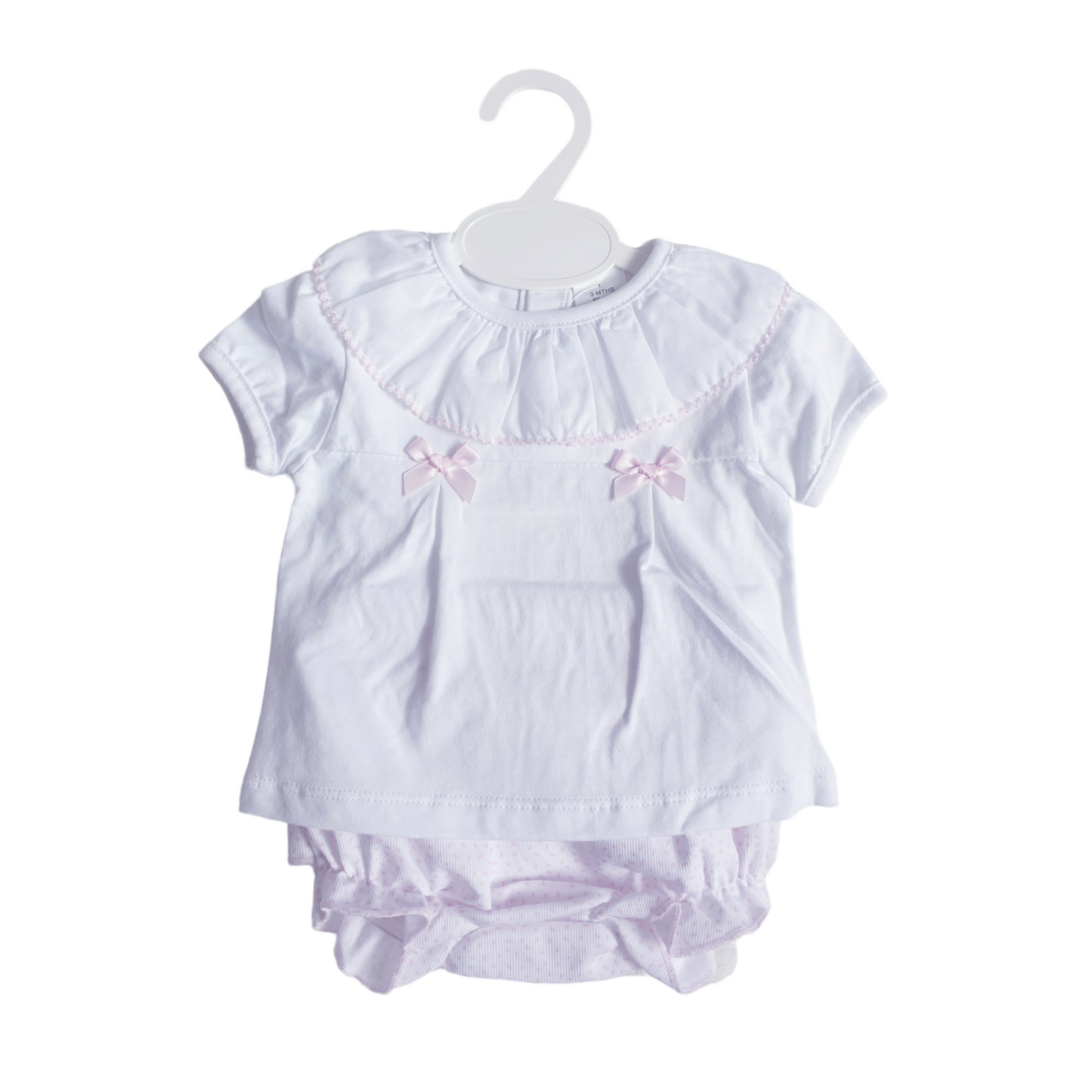 Baby Girls Frilly Bum Jam Pants Set