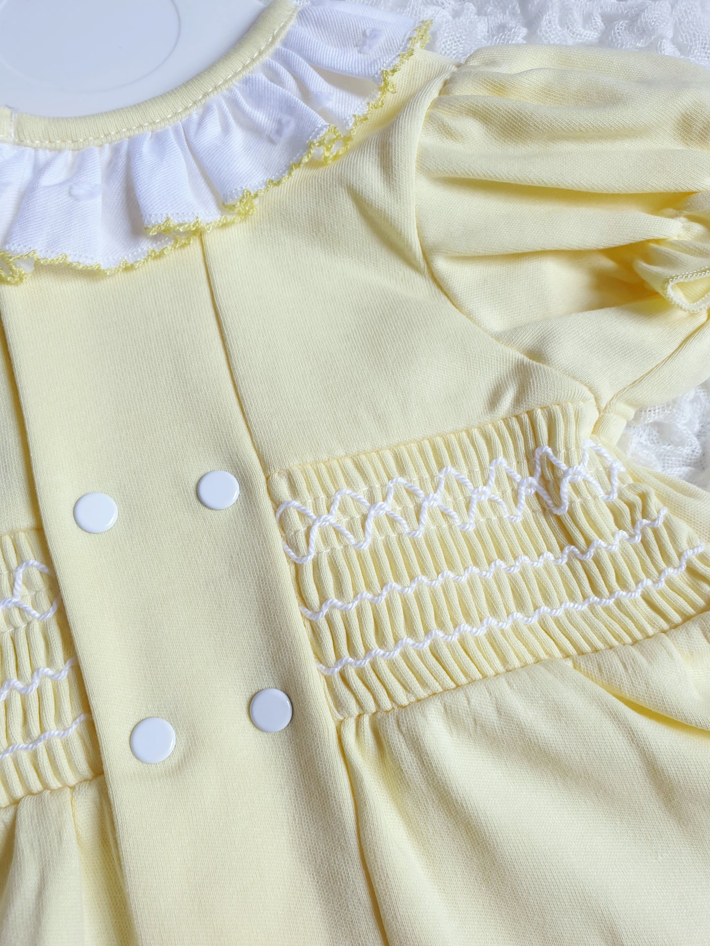 Girls Lemon Spanish Smocked Dress & Pants