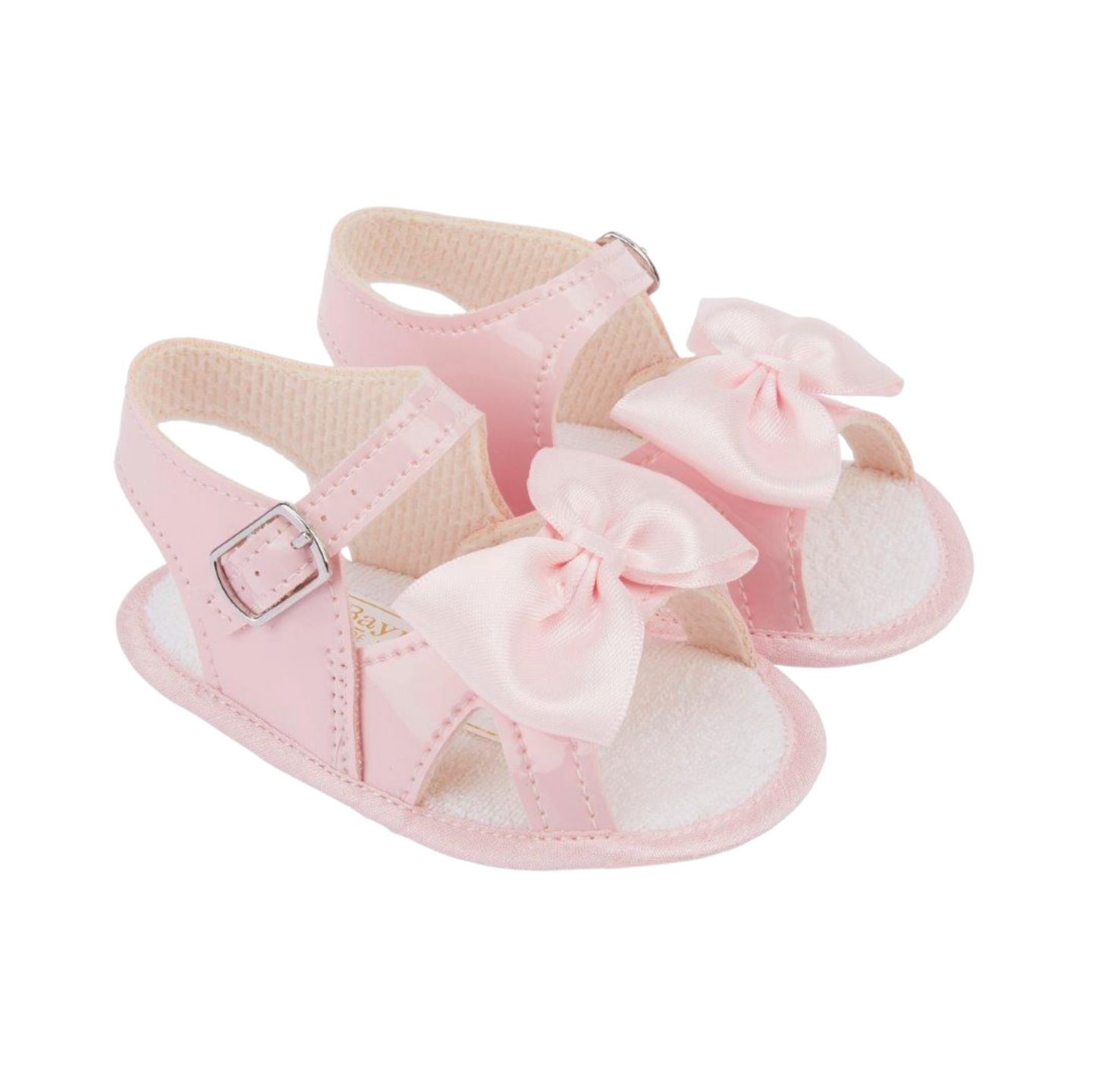 Baby Girls Pink Soft Sole Sandals