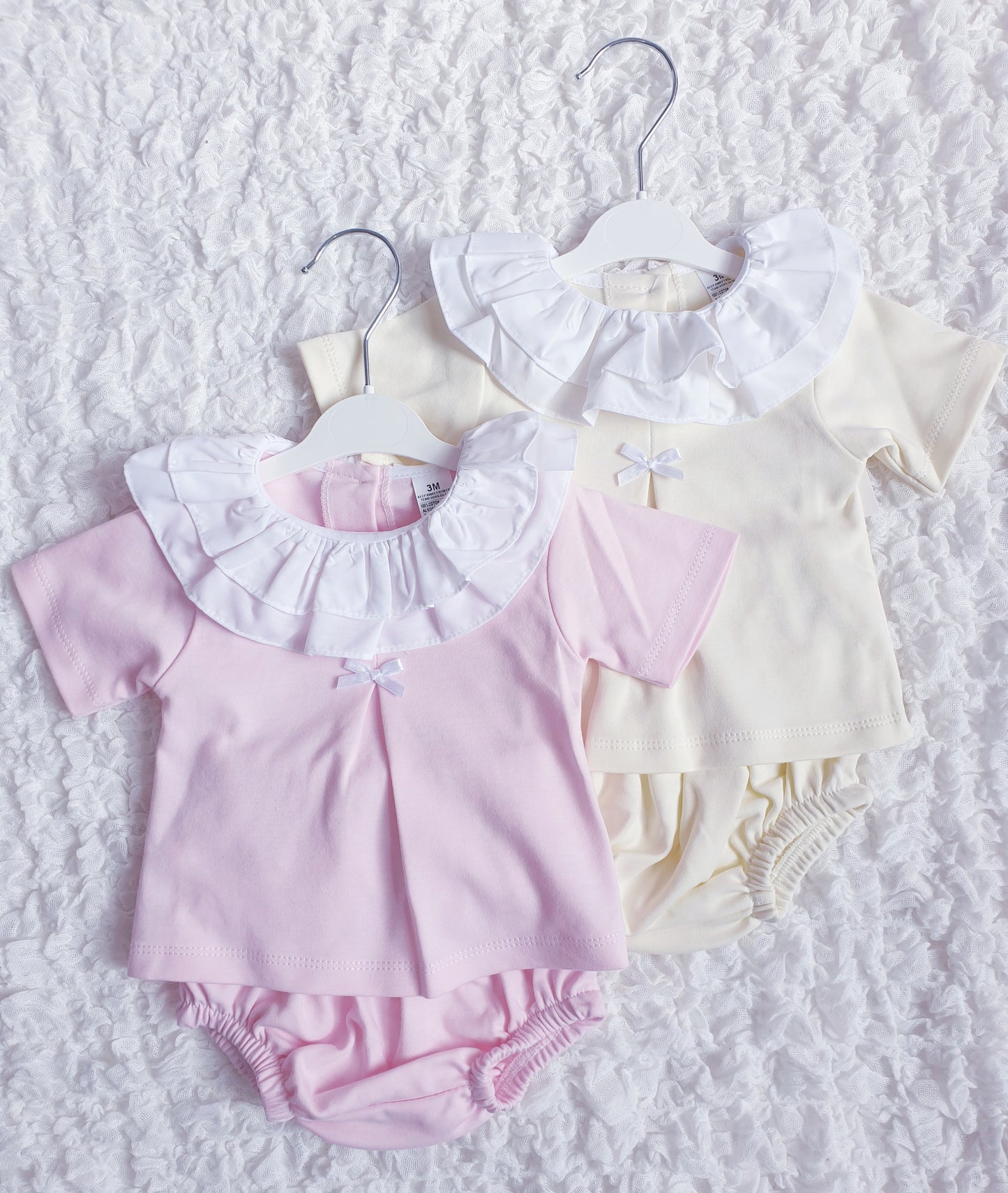 Baby Girls Spanish Frilly Collar Jam Set