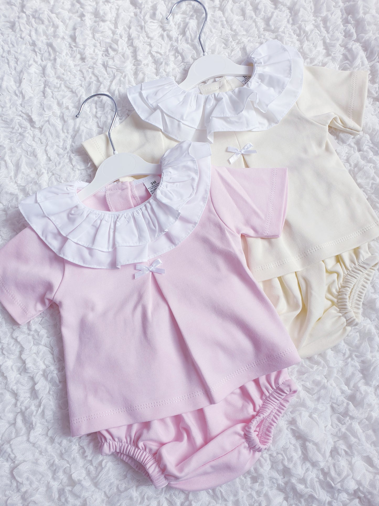 Baby Girls Spanish Frilly Collar Jam Set