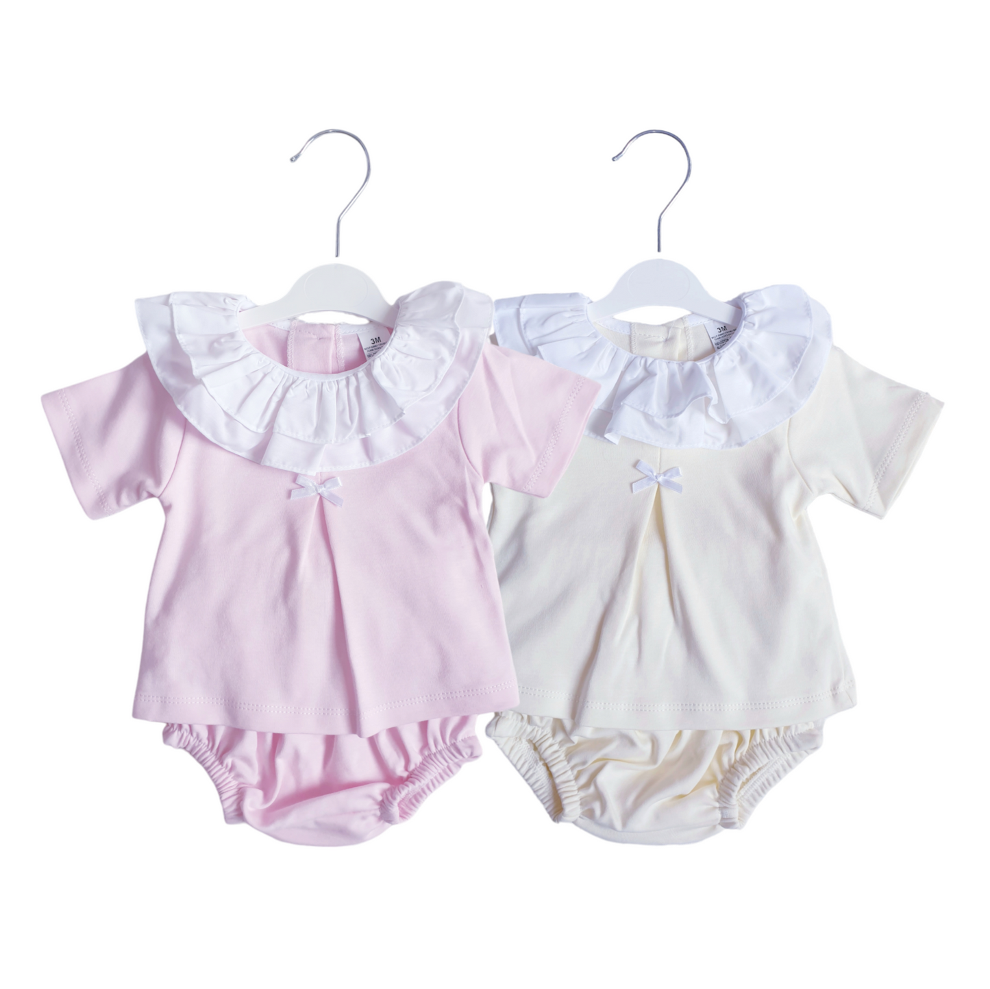 Baby Girls Spanish Frilly Collar Jam Set