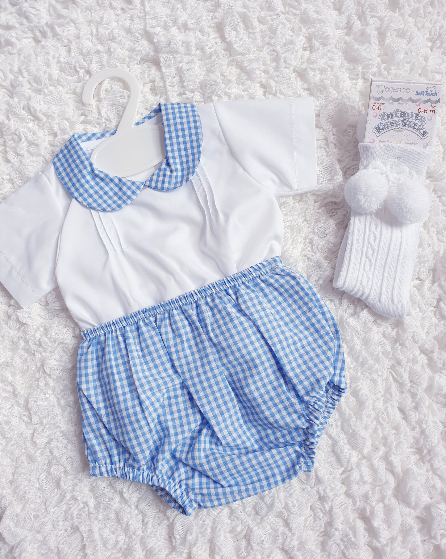 Baby Boys/Girls Gingham Jam Pants Set