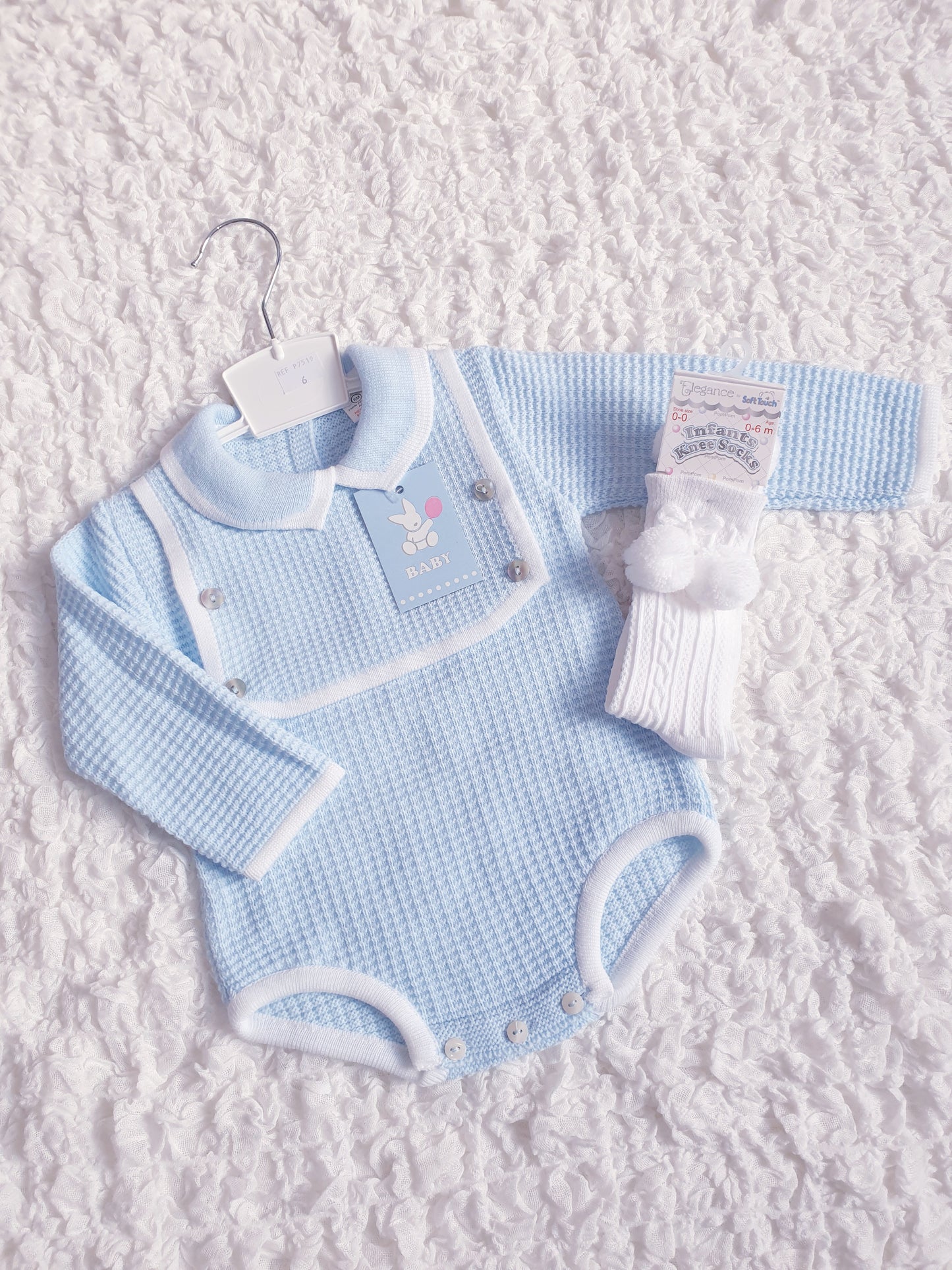 Baby Boys Spanish Knitted Romper