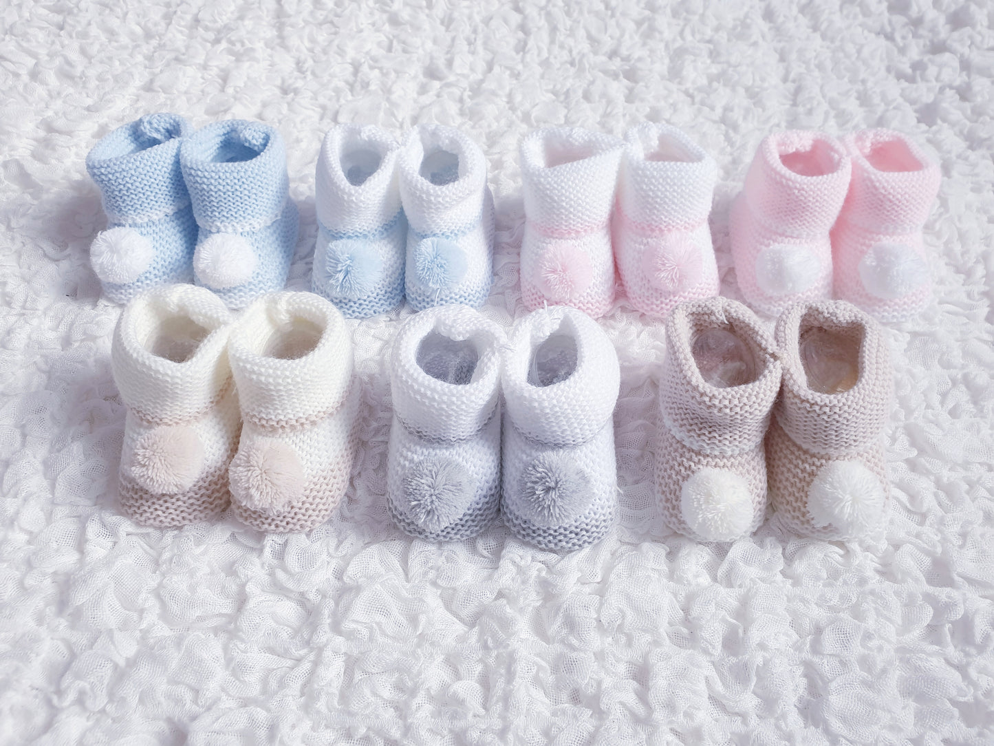 Baby Pom Pom Booties