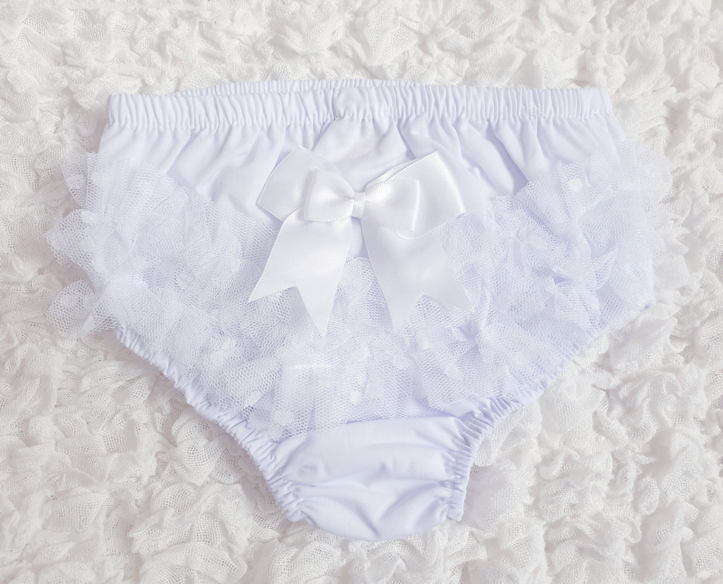 White & Pink Frilly Knickers