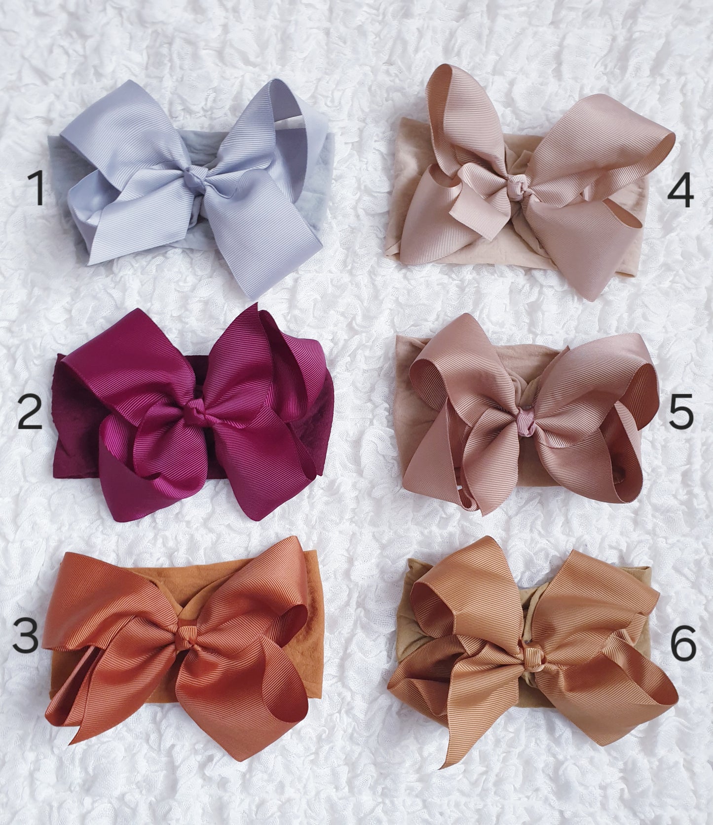 Large Bow Baby Headbands (sold separately)