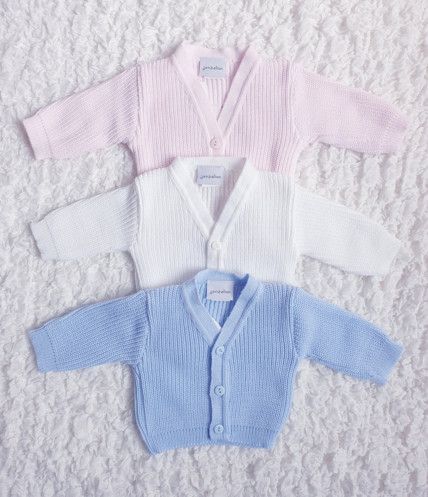 Baby Girls/Boys Hello World Knitted Cardigan