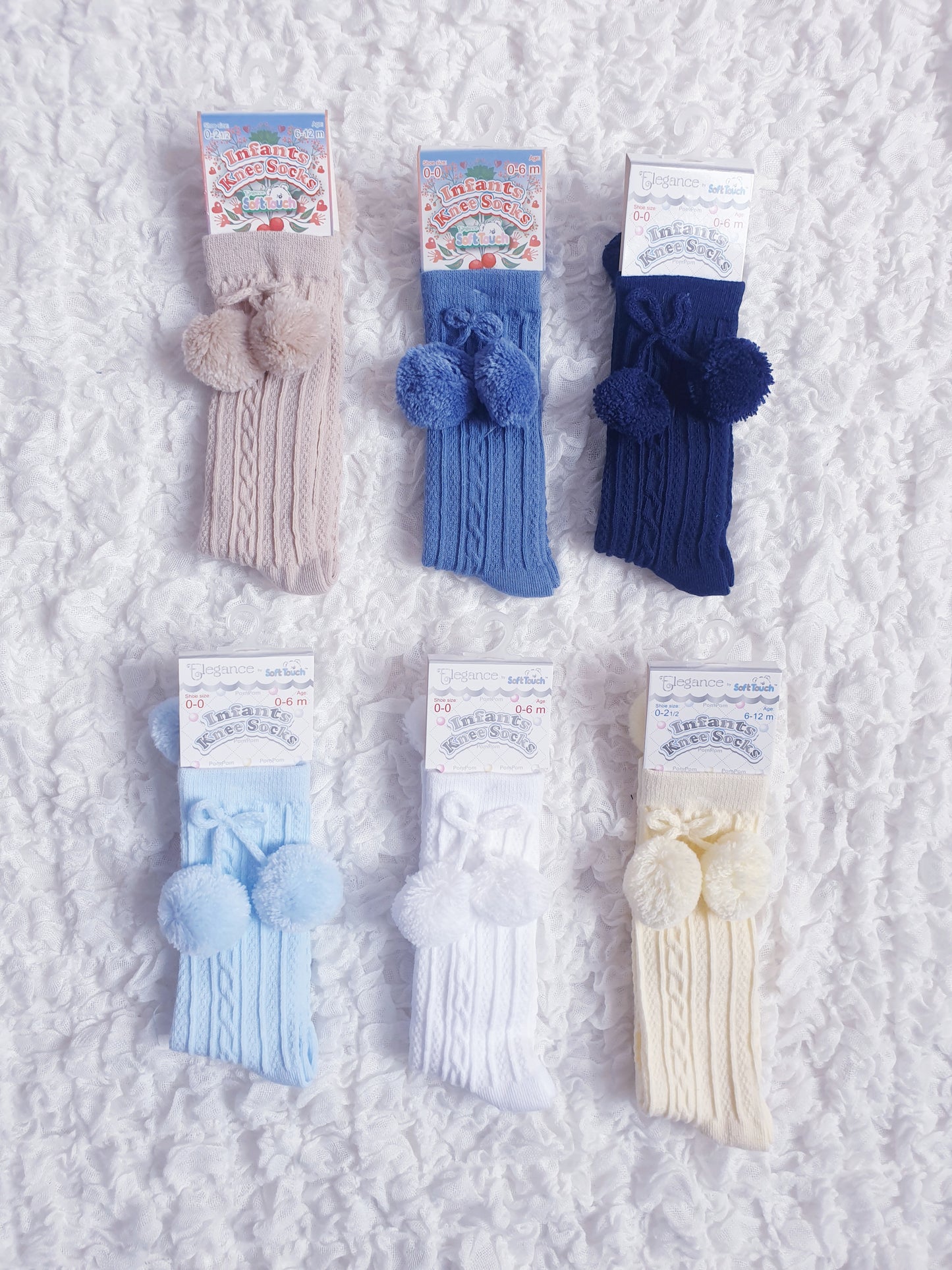 Knee High Pom Pom Socks