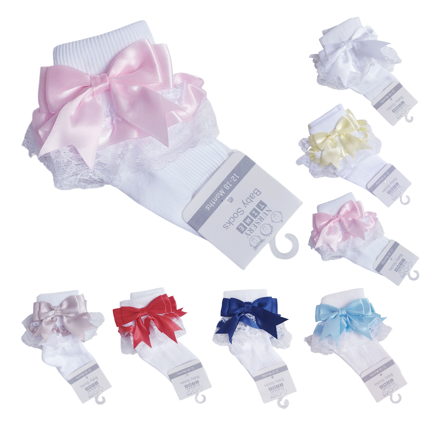 Frilly Ankle Bow Socks