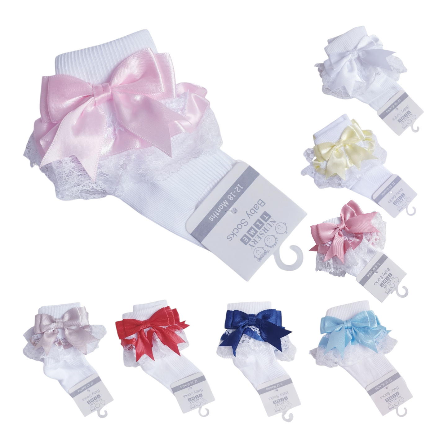 Frilly Ankle Bow Socks