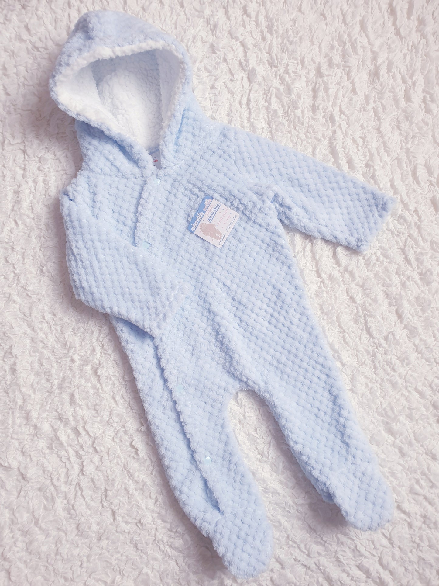 Baby Waffle All In One Pink/Blue/Beige