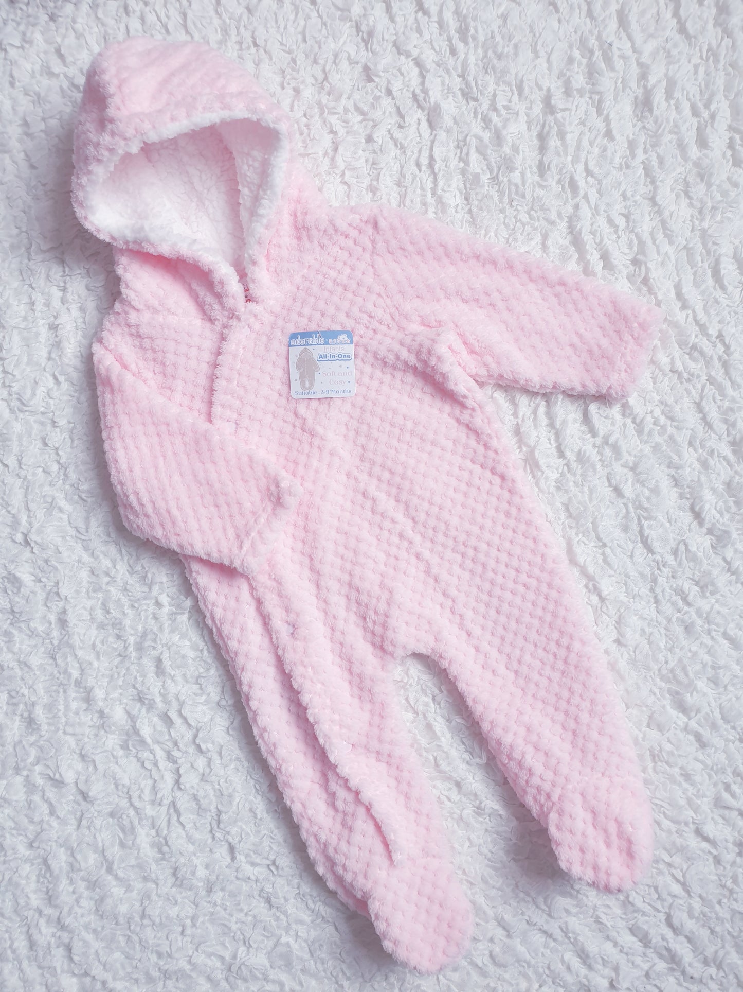 Baby Waffle All In One Pink/Blue/Beige