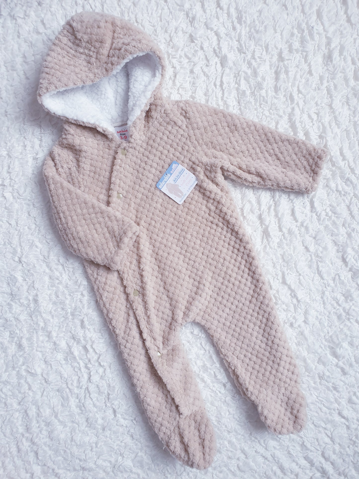 Baby Waffle All In One Pink/Blue/Beige