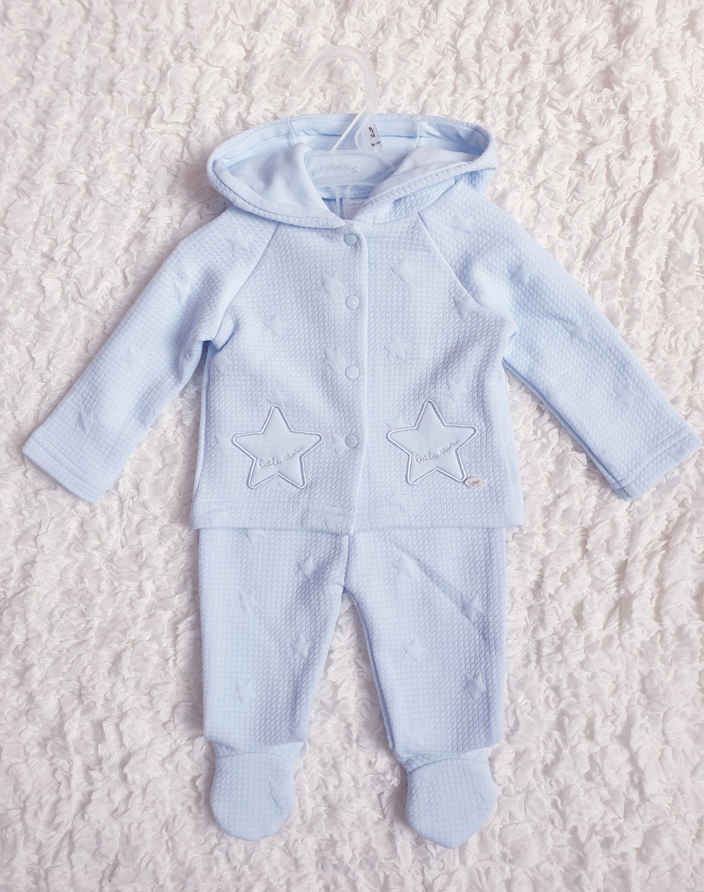 Baby Boys Blue Star Jacket Set