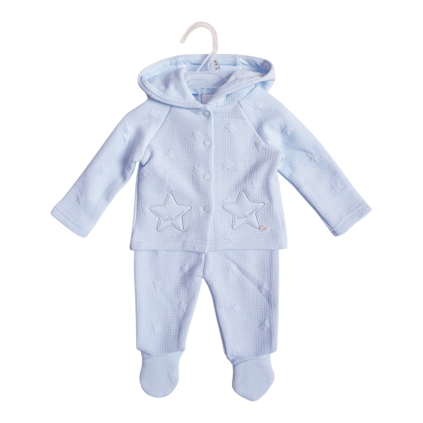 Baby Boys Blue Star Jacket Set