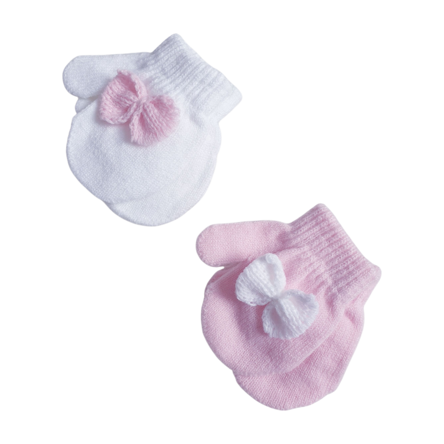 Girls Bow Mittens