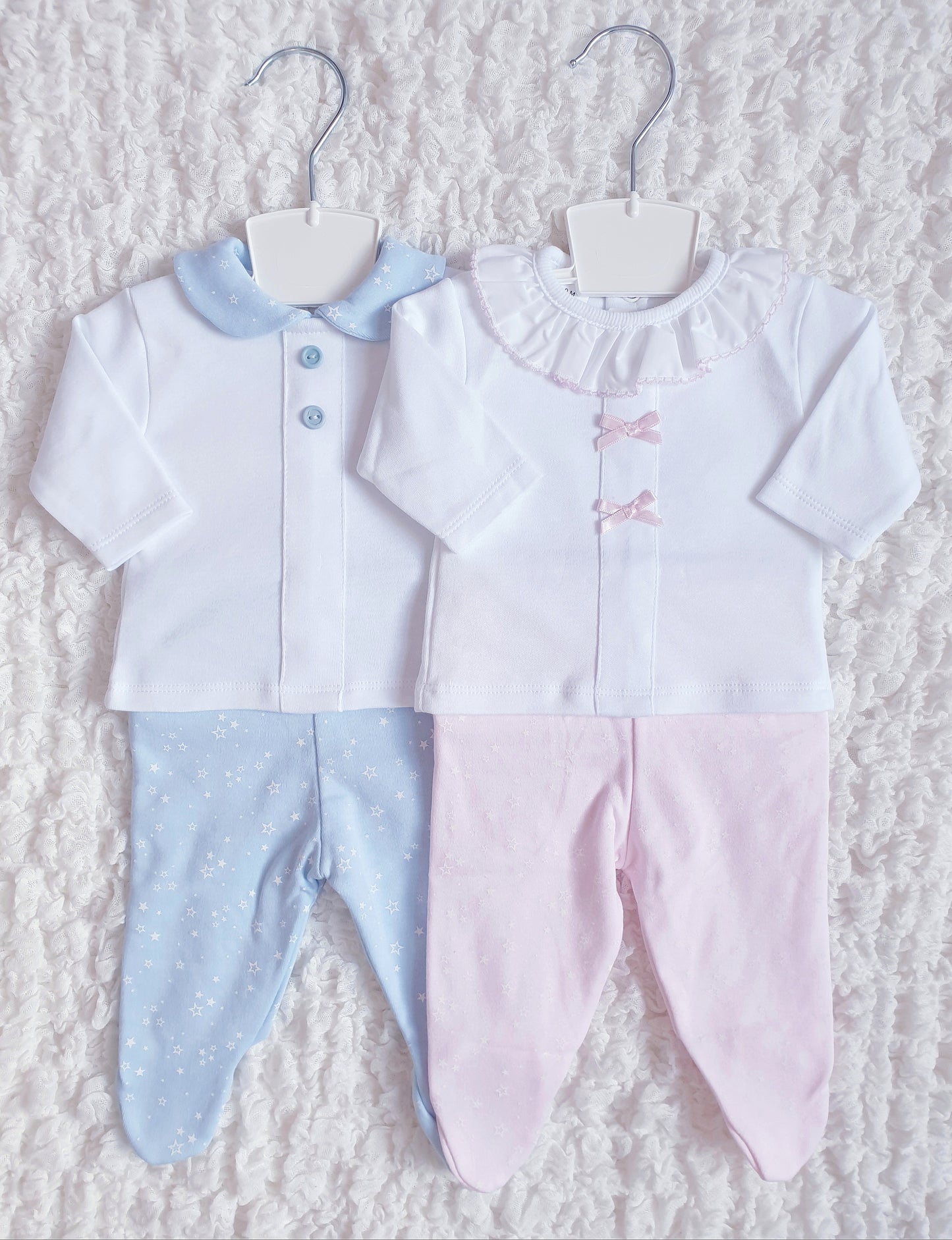 Baby Boys/Girls Spanish 2 Piece Sets Pink/Blue