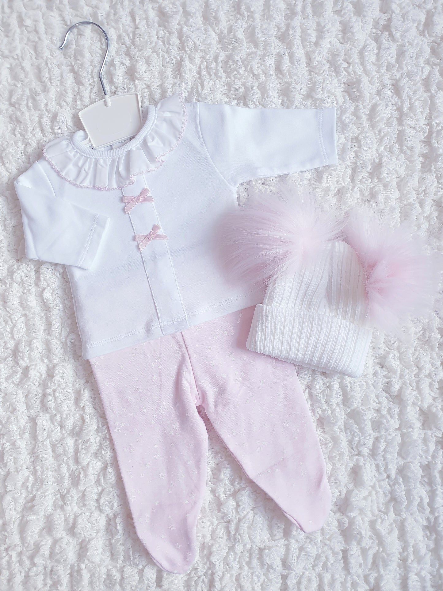 Baby Boys/Girls Spanish 2 Piece Sets Pink/Blue