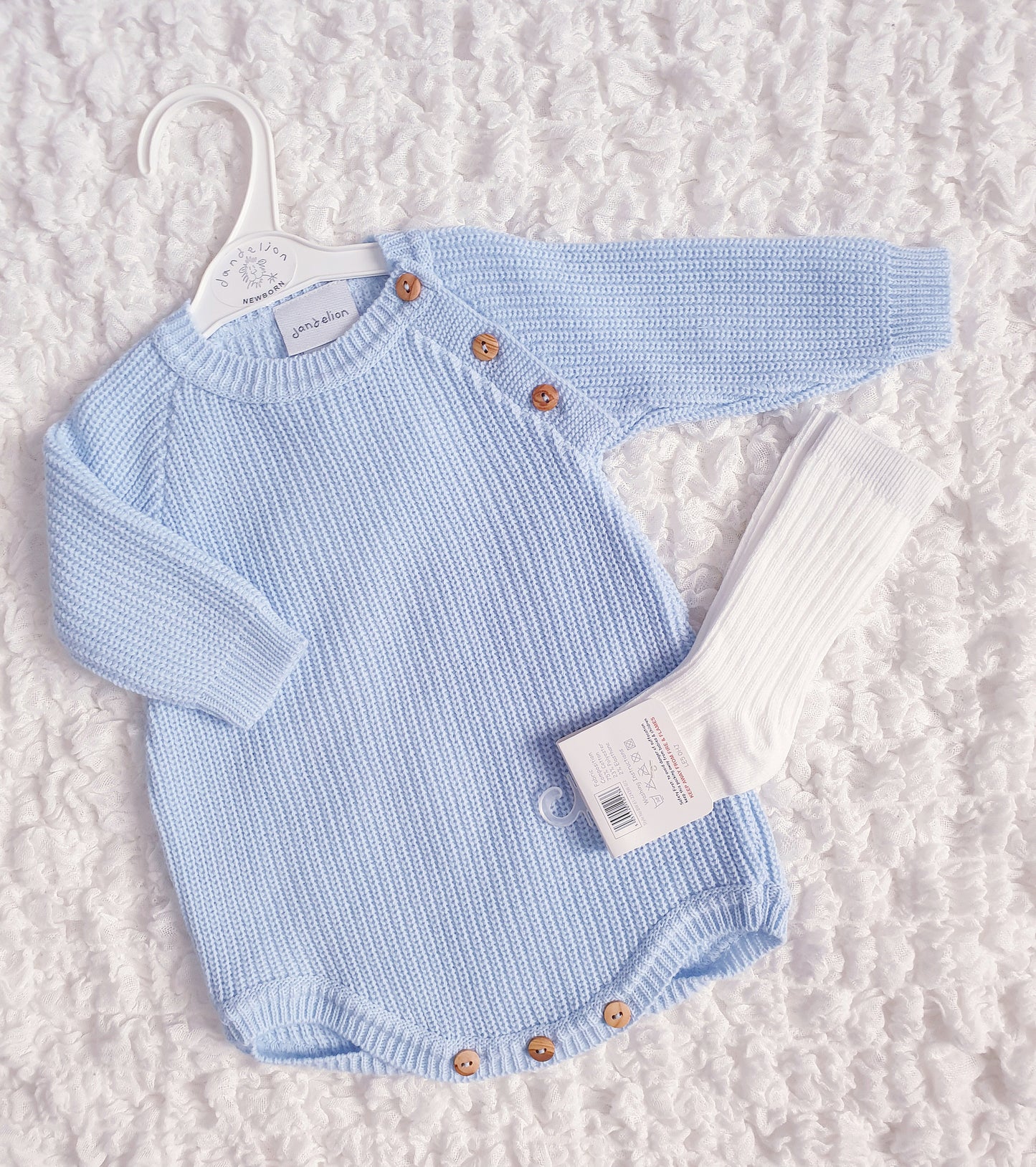 Baby Girls/Boys Knitted Dandelion Romper