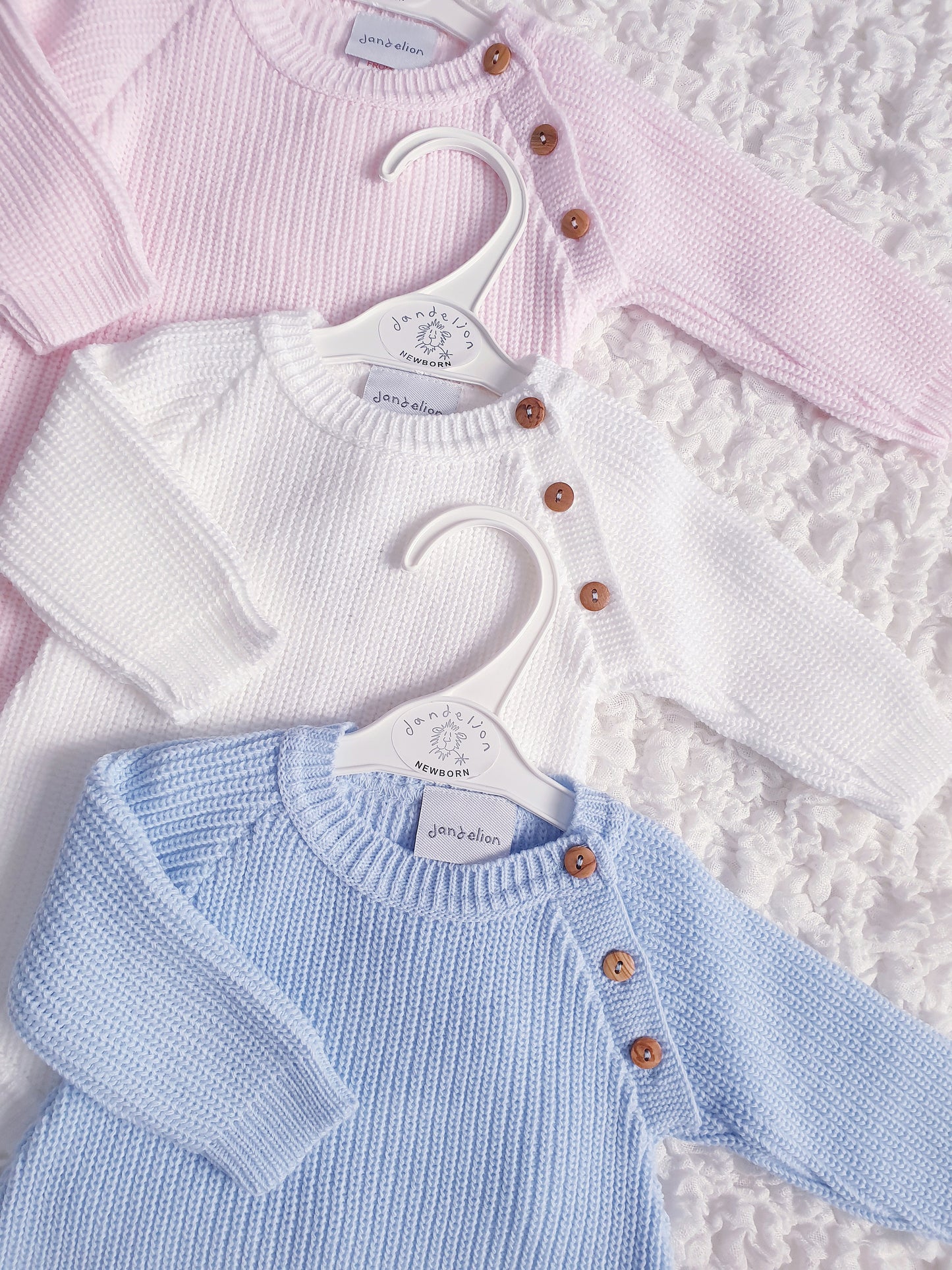 Baby Girls/Boys Knitted Dandelion Romper