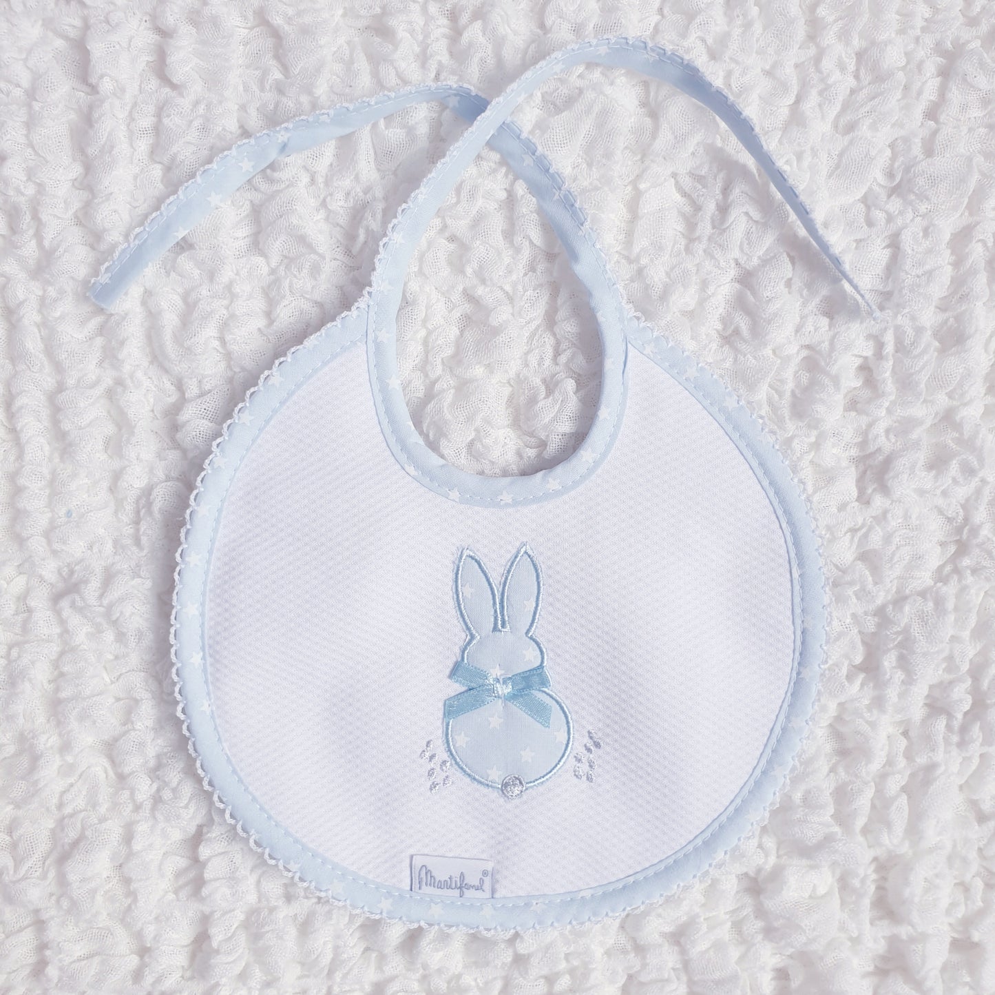 Spanish Bunny Baby Bib