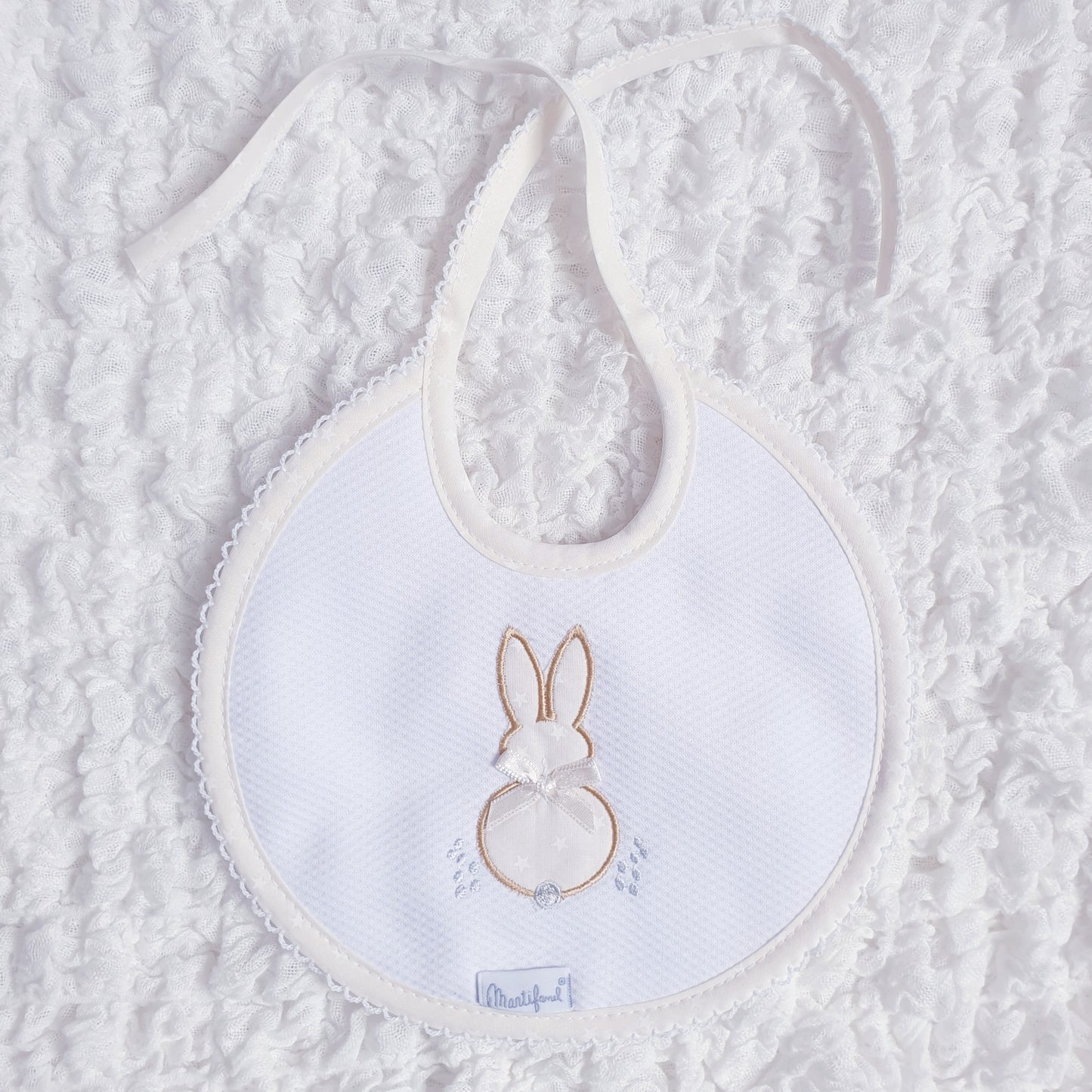 Spanish Bunny Baby Bib
