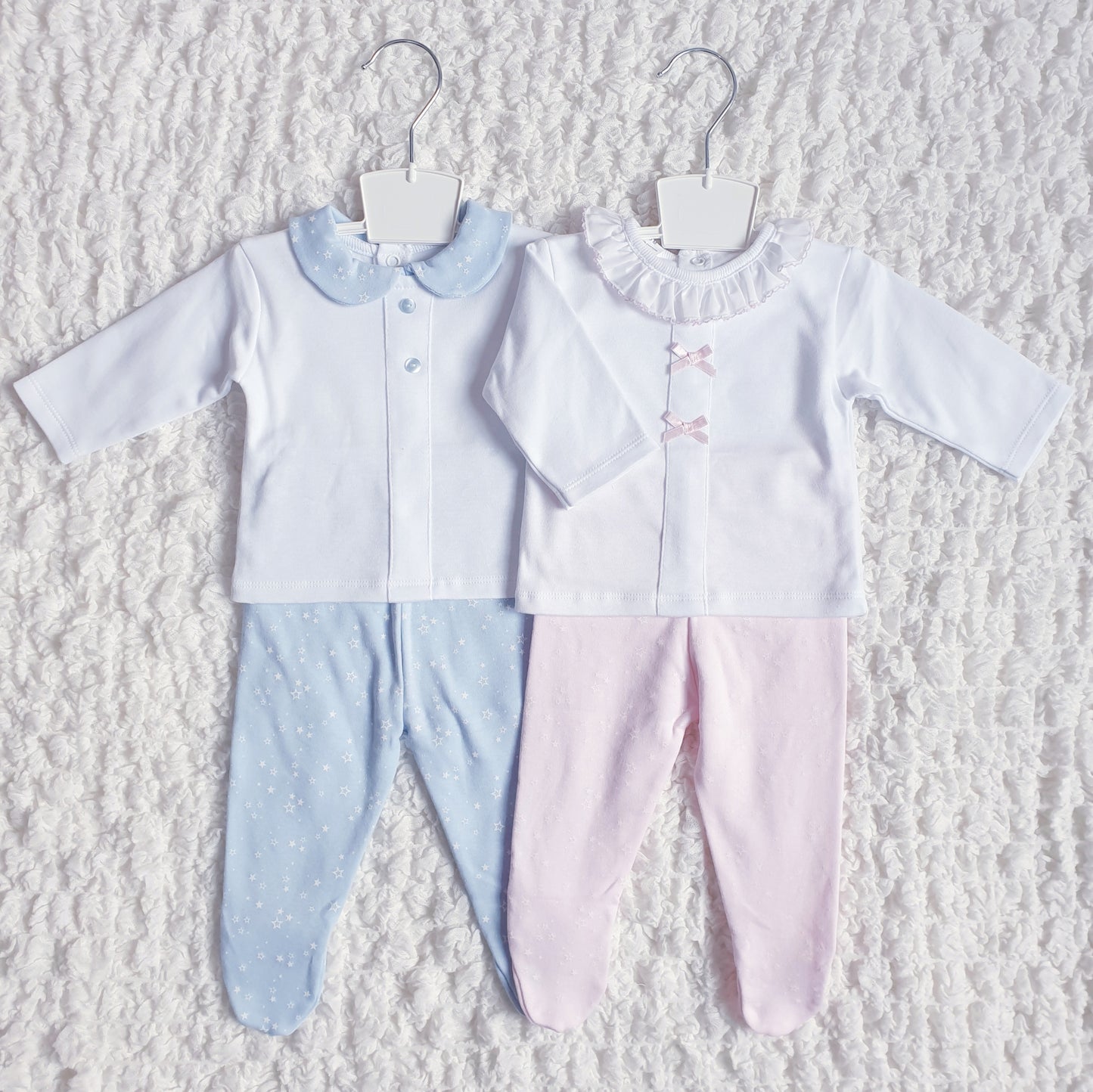 Baby Boys/Girls Spanish 2 Piece Sets Pink/Blue