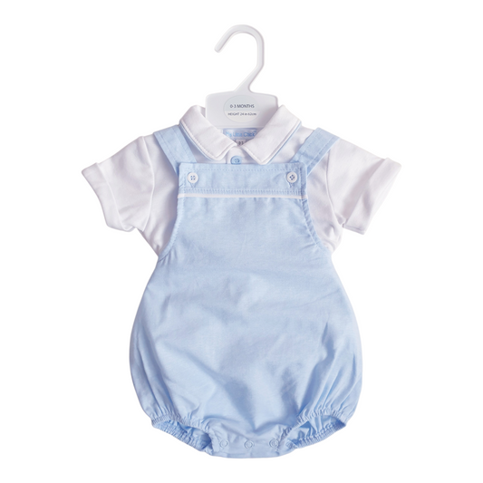 Baby Boys Sky Blue Romper Set