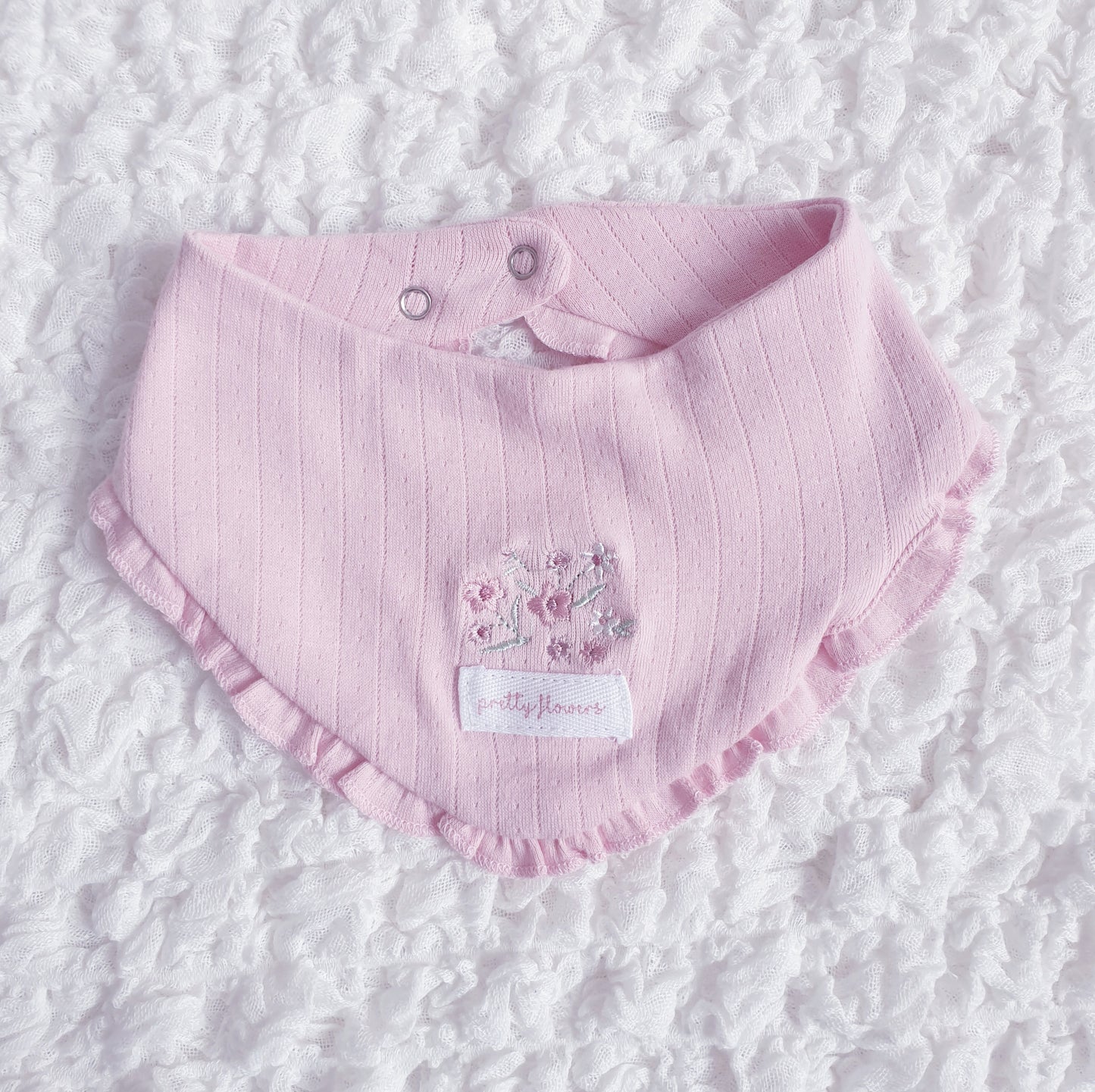 Baby Girls Pink Ribbed Leggings Set