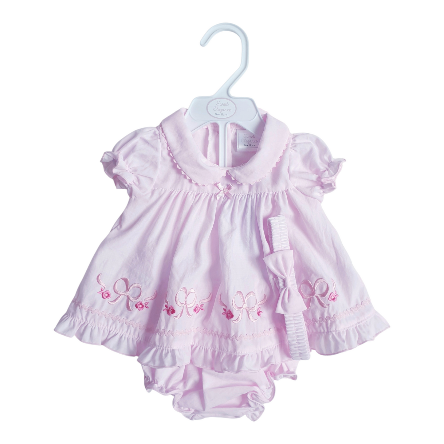 Baby Girls Pink Dress Set