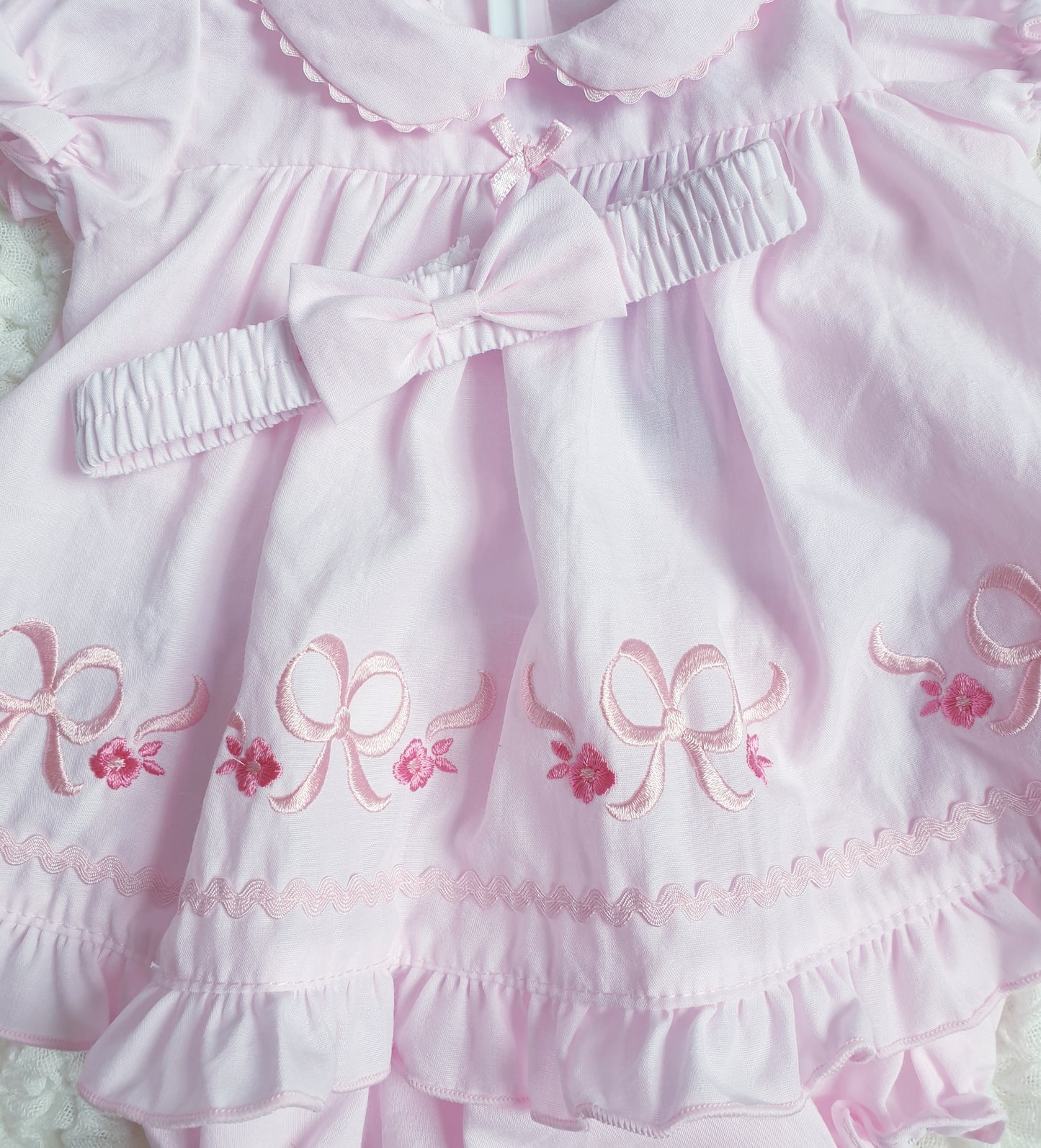 Baby Girls Pink Dress Set