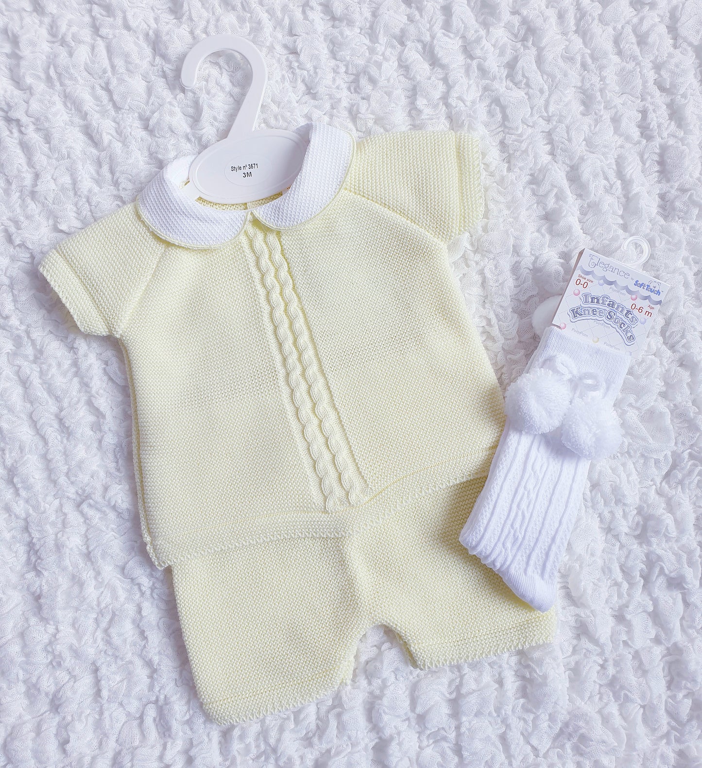 Baby Boys Spanish Knitted Shorts Set